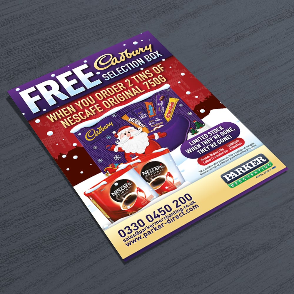 christmas product flyer design